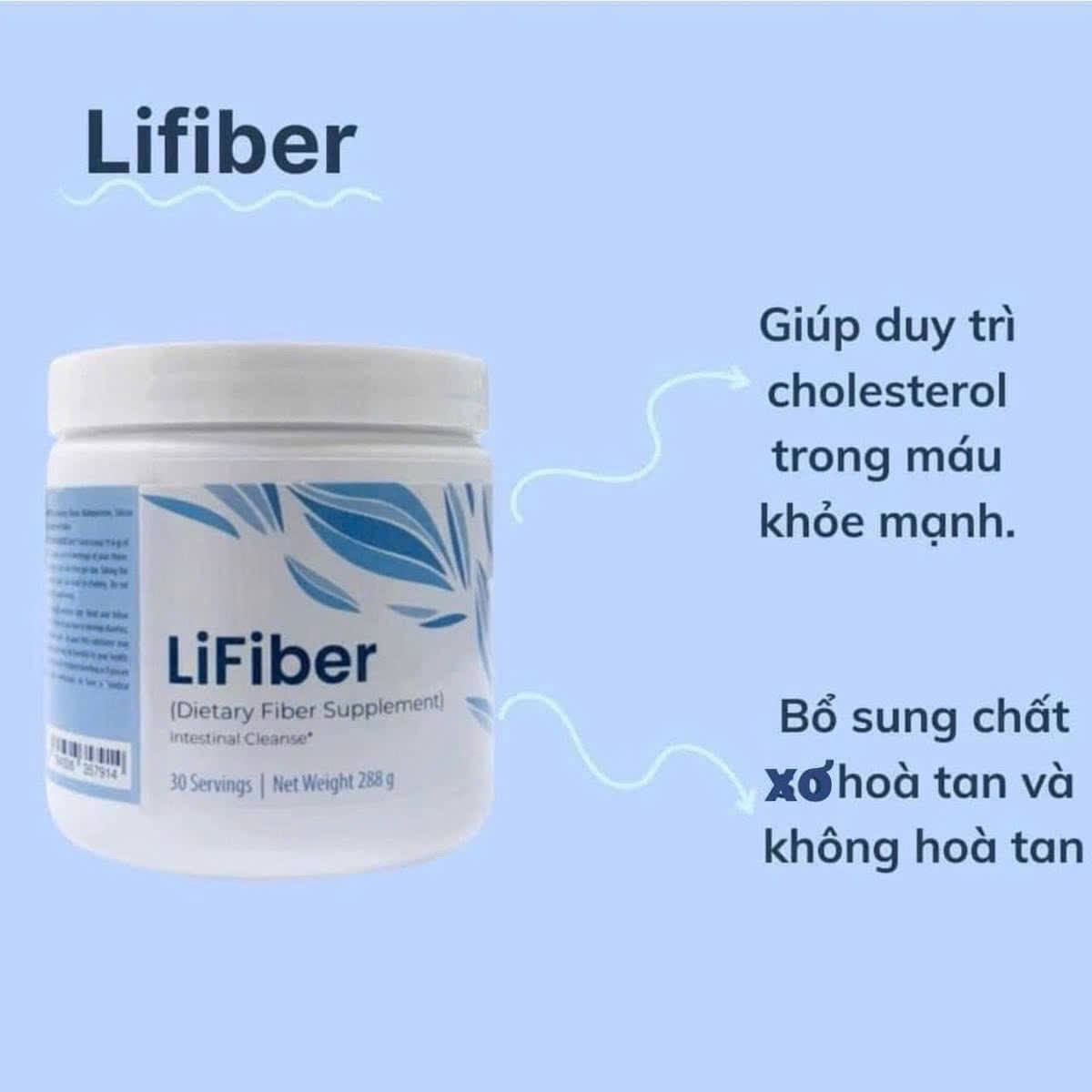 Thực phẩm bảo vệ sức khỏe Chất xơ Lifiber