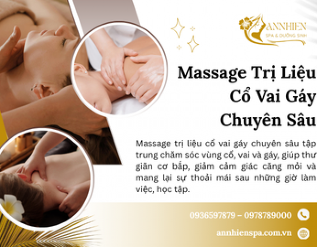 Massage Trị Liệu Cổ Vai Gáy Chuyên Sâu
