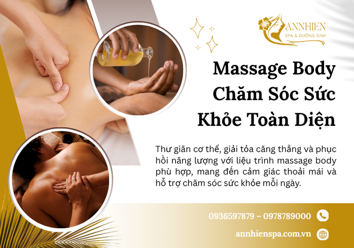 Massage Body Chăm Sóc Sức Khỏe Toàn Diện – Thư Giãn Cơ Thể, Tái Tạo Năng Lượng