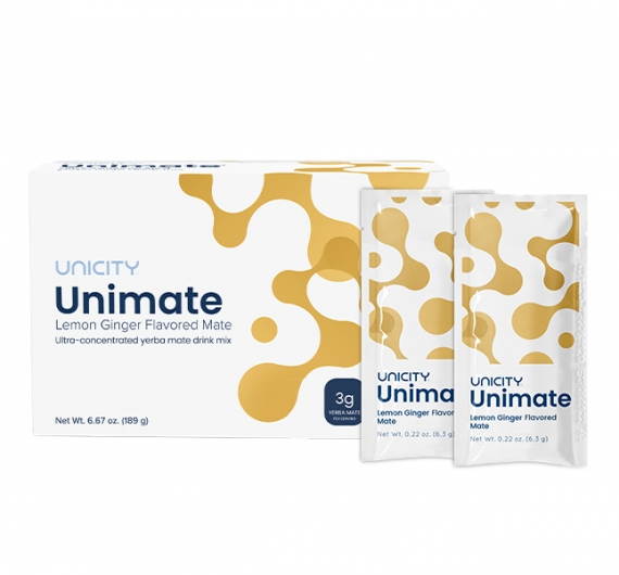 Thực phẩm bổ sung thức uống Unimate Lemon Ginger Flavored Mate